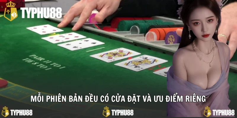 Mỗi phiên bản đều có cửa đặt và ưu điểm riêng